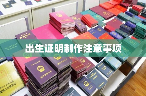 泸溪出生证明制作注意事项
