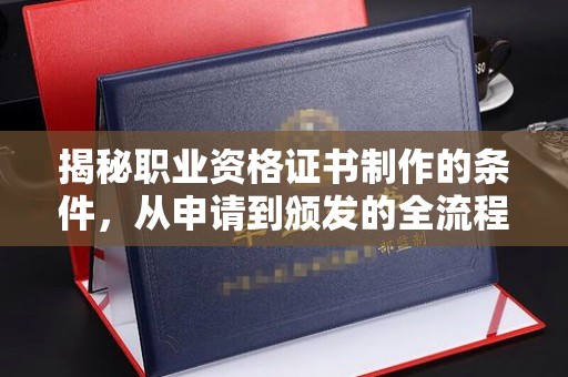 泸溪揭秘职业资格证书制作的条件，从申请到颁发的全流程解析