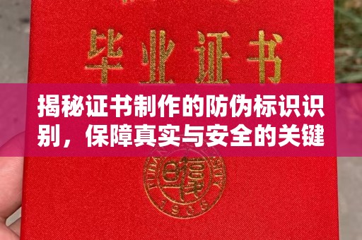 泸溪揭秘证书制作的防伪标识识别，保障真实与安全的关键