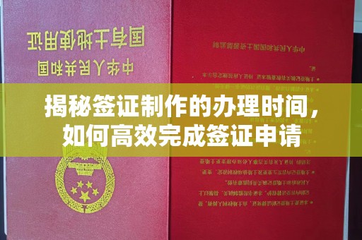 泸溪揭秘签证制作的办理时间，如何高效完成签证申请