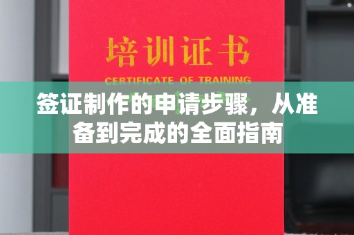 泸溪签证制作的申请步骤，从准备到完成的全面指南