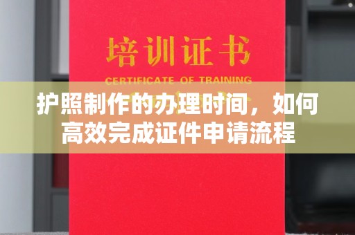 泸溪护照制作的办理时间，如何高效完成证件申请流程