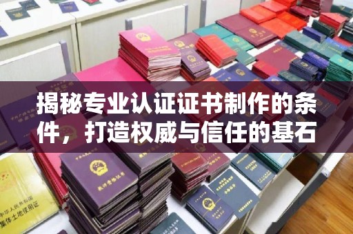 泸溪揭秘专业认证证书制作的条件，打造权威与信任的基石