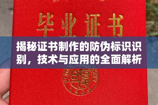 泸溪揭秘证书制作的防伪标识识别，技术与应用的全面解析