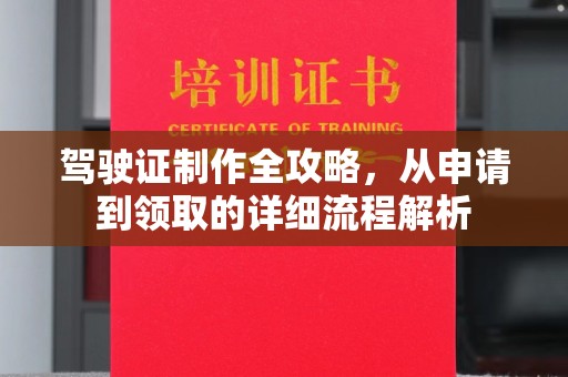 泸溪驾驶证制作全攻略，从申请到领取的详细流程解析